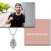 MAIXIANGGUOJI Ashes Keepsake Hollow Urn Necklace with Funnel Kit Waterdrop Ashes Cremation Jewellery for Dogs Cats Pet Ashes - Buy Online on GoSupps.com