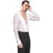 BOZEVON Men's Classic Latin Dance Shirt & Pants Costume - Lace Performance Outfit for Jazz Dancing - White - Buy Online on GoSupps.com
