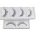KFZR 10 Pairs Natural Eyelashes False Fake Eye Lashes Lash Long Extension Handmade Crisscross 3D Reusable For Makeup Black 002 - Buy Online on GoSupps.com