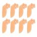 CLISPEED Thumb Splint Pairs Silicone Toe Separators Big Toe Spacers Toe Hammer Toe Straightener for Calluses Bunions Hallux Valgus Relief Thumb Thumb Protector Thumb Spica Splint Skin Color