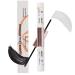 Lash Bond and Seal Waterproof Lash Glue for Lash Clusters Individual Lash Glue Eyelashes Adhesive for DIY Lash Extensions at Home(5ml Bond+5ml Clear Seal)