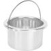 Buy Portable Aluminum Wax Warmer Replacement Pot | Quick Heating 100mm Wax Bowl for Hair Removal - Buy Online on GoSupps.com