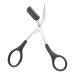 Eyebrow Trimmer Scissors with Comb Professional Precision Trimmer Eyebrow Eyelash Hair Remover Cut Scissors Beauty Tool for Men Women (Black)