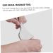 Muscle Massager & Gua Sha Tool | Face Sculpting & Double Chin Reducer | Stainless Steel Deep Tissue Massage Device - Buy Online on GoSupps.com