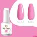 EK Nail Gel Polish 15ml Soft to touch) UV/LED Soak-Off Nail Art Manicure Pedicure for Professional Salon & Home Use - Long Lasting & Easy to Apply (Pink) - Buy Online on GoSupps.com