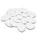 Kalapanta-decoration stones made of recycled plastic for vases painting aquariums house garden (size L 5-8 cm about 45 pieces white) 5-8 cm |About 45 pieces white