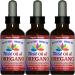 Healthy Health Oregano Oil - Wild Mediterranean - ECO Certified Organic (3 Pack) Super Strength 86% Carvacrol Liquid Immune Support Aceite de Oregano Non GMO 1 fl. Oz