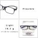 Mcoorn Reading Glasses 2 Pack - Lightweight Flexible Anti-Blue & Anti-Reflective for Men & Women with Case - 1.75x Magnification - Buy Online on GoSupps.com