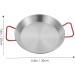 Garneck Roaster Pan with Lid Outdoor Paella Maker Culinary Tools Granite Frying Pan Baking Dish with Lid Roasting Pans Chicken Fried Stainless Steel Saucepan Enamel China Korean 20*16CM Silver - Buy Online on GoSupps.com