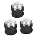 Toddmomy Hand massage ball 3-part massage device Home tools foot massage gauge muscle massage ball cold roller ball cold massage scooter Massage device Face puck metal ball roll the ball