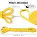 KK Resistance Bands - Pull Up & Stretch Workout Bands for Home Gym & Yoga - Yellow, 5-15 lbs - Buy Online on GoSupps.com