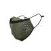 Muc-Off 20352 Green Reusable Face Mask Small - Adjustable Face Covering With Mid-Layer Filter - Washable Up To 20 Times Green S (Pack of 1)