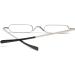 KoKoBin Mini Slim Reading Glasses - Unisex Spring Hinge Metal Visual Aid +2.50 with Case - Silver Color for Enhanced Clarity - Buy Online on GoSupps.com