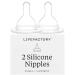 Lifefactory Stage 2 Silicone Nipples 3-6 Months 2-Pack by Lifefactory