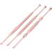 3pcs Stainless Steel Earpick Set - Double Ended Wax Remover & Cleaner Curette Spoon - Buy Online on GoSupps.com