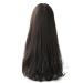 Long Black Wig with Bangs for Women - 25 inch Natural Hair Cosplay Wig - Buy Online on GoSupps.com