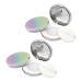 Healifty 2 x portable empty powder containers 5 g for cosmetics make-up loose powder box with powder quatst and sieve for home and travel
