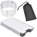 Camping Stove Windscreen - Portable Outdoor Windshield with Carrying Bag for Backpacking & Cooking - Buy Online on GoSupps.com