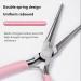 Professional C Curve Nail Tip Pliers - Stainless Steel Nail Sculpting Tool for DIY & Salon Use | Pink Nail Shaping Tweezers - Buy Online on GoSupps.com