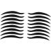 BIUDECO 240 Pairs Eye Make-up Stickers Temporary Liner Eyeshadow Double Eyelid Tape Eyeliner Sticker Black - Buy Online on GoSupps.com