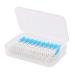Silicon interdental brush interdental brush ultra narrow disposable tooth cleaner brush silicone toothpick brushes for spaces blue 160pcs/box