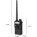 BAOFENG UV-5R Dual Band Two Way Radio (Black) 144-148MHz & 420-450MHz - Reliable Communication Solution - Buy Online on GoSupps.com