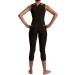 Marena Recovery Stage 1 Black XS Mid-Calf Compression Girdle with High-Back - Buy Online on GoSupps.com