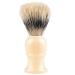 Hair Shaving Brush Handle Bristle Brush Neck-Loop-Brush-White-Beauty Care Nice and Professional