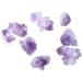 Amethyst Rough Stone 12pcs Natural Raw Amethyst Stone Quartz Purple Crystal Cluster Stones Specimen Home Decor Crafts Decoration Ornament