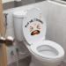 Maydahui Funny Face Expression Toilet Seat Sticker Set - 2 Pcs Waterproof Flush Decals for Bathroom - 10x9 and 11x10 Inches - Kids Potty Training Reminder - Buy Online on GoSupps.com
