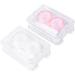 Homsfou 4-Piece Mini Contact Lens Holder Set | Transparent Portable Lens Cases | Cute Colored Lens Containers - Shop Internationally! - Buy Online on GoSupps.com