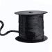 Spangle Paillette Sequins Roll Spangle Flat,String Trim DIY Projects, Sequin String Ribbon Roll for Crafts,Embellishments,Costume Accessories(6MM,100 Yard) (Black)