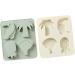 HOMSFOU 12 Pcs Silicone Mold Silicone Candy Mold Chocolate Lollipop Mold Candy Molds De para Gelatinas Chocolate Molds Cake Molds Fondant Mold Coconut Tree mediumx3pcs - Buy Online on GoSupps.com