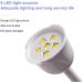 UV Nail Lamp Mini Lotus Hands Light Nail Polish Gel Curing Lamp Rotatable Nail Dryer White LED - Buy Online on GoSupps.com