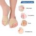 Big Toe Spreader for Hallux Valgus - Gel Bale Stretchy Pads & Padded Rail - Size L - Buy Online on GoSupps.com