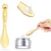 Uonlytech 1pc Ice Globes for Facials Face Roller Facial Roller Eye Cream Spoon Eye Applicator Tool for Wrinkles Metal Spatula Face Stick Facial Cosmetic Grease Both Ends Golden 1 - Buy Online on GoSupps.com