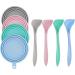 Universal Silicone Can Covers 4 Pack with Pet Spoons Set - Fits 3 Standard Size Dog and Cat Food Cans - Round Can Lids - Buy Online on GoSupps.com
