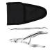FRCOLOR 1 Set Manicure 2-Piece Set manicure trimmer cuticle pusher pedicure nippers Dead Skin Scissor Toenail brush pedicure trimmer cuticle clippers Manicure tools Stainless steel