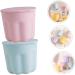 Mobestech 2 Sets Pp Washing Bowl Cosmetic Brush Cleaning Tool Puff Cleaning Scrubber Makeup Cleaner Kit Silicone Makeup Mat Brush Scrubber Bowl Silica Gel Silicone Brush Make up Sky-blue medium - Buy Online on GoSupps.com