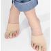 CAZARU FXJ Big Toe Straighteners Hallux Valgus Corrector Guard Sleeve | Toe Separator Foot Braces Support with Anti-Friction Pad - Buy Online on GoSupps.com