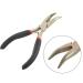 Black Hair Extensions Tool Kit with Pliers, Pulling Hook, and 500 Micro Links Rings Beads - Black Hair Pliers Included - Buy Online on GoSupps.com