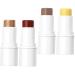 SKISUNO 1 Set Contour Stick Makeup Highlighter Stick Blush Stick for Cheeks Face Highlighter Stick Blush Contouring Makeup Kit for Beginners Contour Kit for Women Stick Highlighter