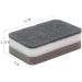 korvre Heavy Duty Scrub Sponges Dual-Sided Dishwashing Sponge for Kitchen Multi-Use Deep Cleaning Scrub Sponge Gray 20 Pcs - Buy Online on GoSupps.com