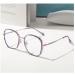 Fashionable Reading Glasses with Large Frame for Men Women Portable Reader Anti Blue Light (Color : Purple Size : 1.0+) 1.0+ Purple