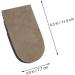 Buy NOLITOY Height Increase Pads Unisex Invisible Heel Inserts for Shoes | Comfortable EVA Half Pads for Men & Women - Brown 11.5x7.7cm - Buy Online on GoSupps.com