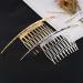 Vasana 2-Piece Gold & Silver Elegant Alloy Hair Combs for Women & Girls - French Twist Kamm Grips & Styling Tools - Buy Online on GoSupps.com