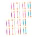 BIUDECO 120pcs Eyeshadow Blending Brush Girl Eyeshadow Makeup Brush Dual-ended Eye Stick