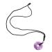 Magiclulu 2st necklace with safety buckle men's jewelry women jewelry necklace tender stone chain slices necklace man necklace men and women violet just decorate crystal