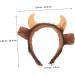 FRCOLOR Animal Headgear Headband Made of Cattle Horn Animal Cosplay Headband Photo Prop Animal Headbands for Women Demon Cattle Clothing Accessories Child Horns Fabric - Buy Online on GoSupps.com