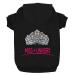 Dogs hoodies dog clothing clothing miss univers fleece sweater winter sweatshirt warm cotton care hoodie for small dogs medium large dogs xl black
